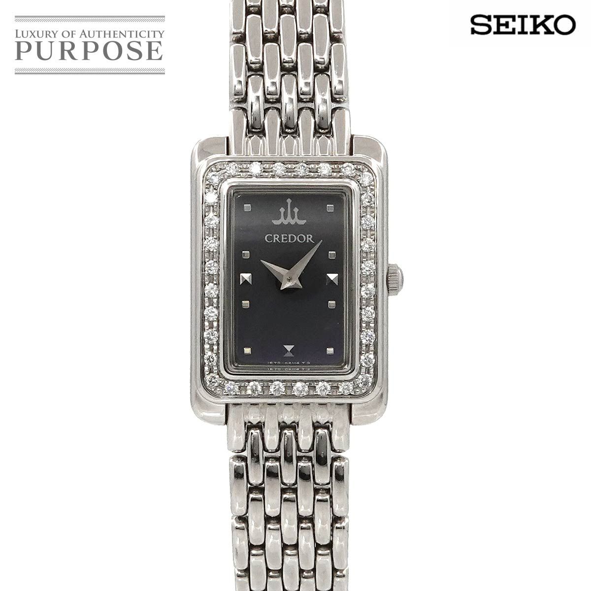 電池交換済】SEIKO CREDOR クレドール 腕時計 1E70-0CP0