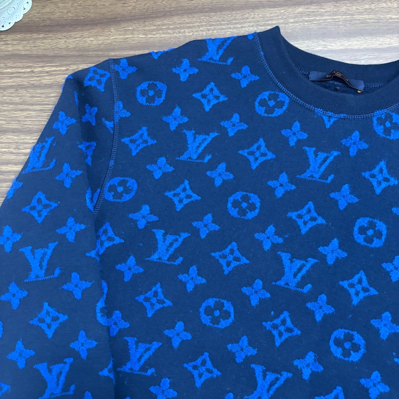 美品】LOUIS VUITTON ルイヴィトン モノグラムジャカードスウェット