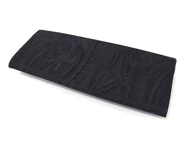 □新品同様□ ETRO エトロ ペイズリー柄 キャンバス 二つ折り 長