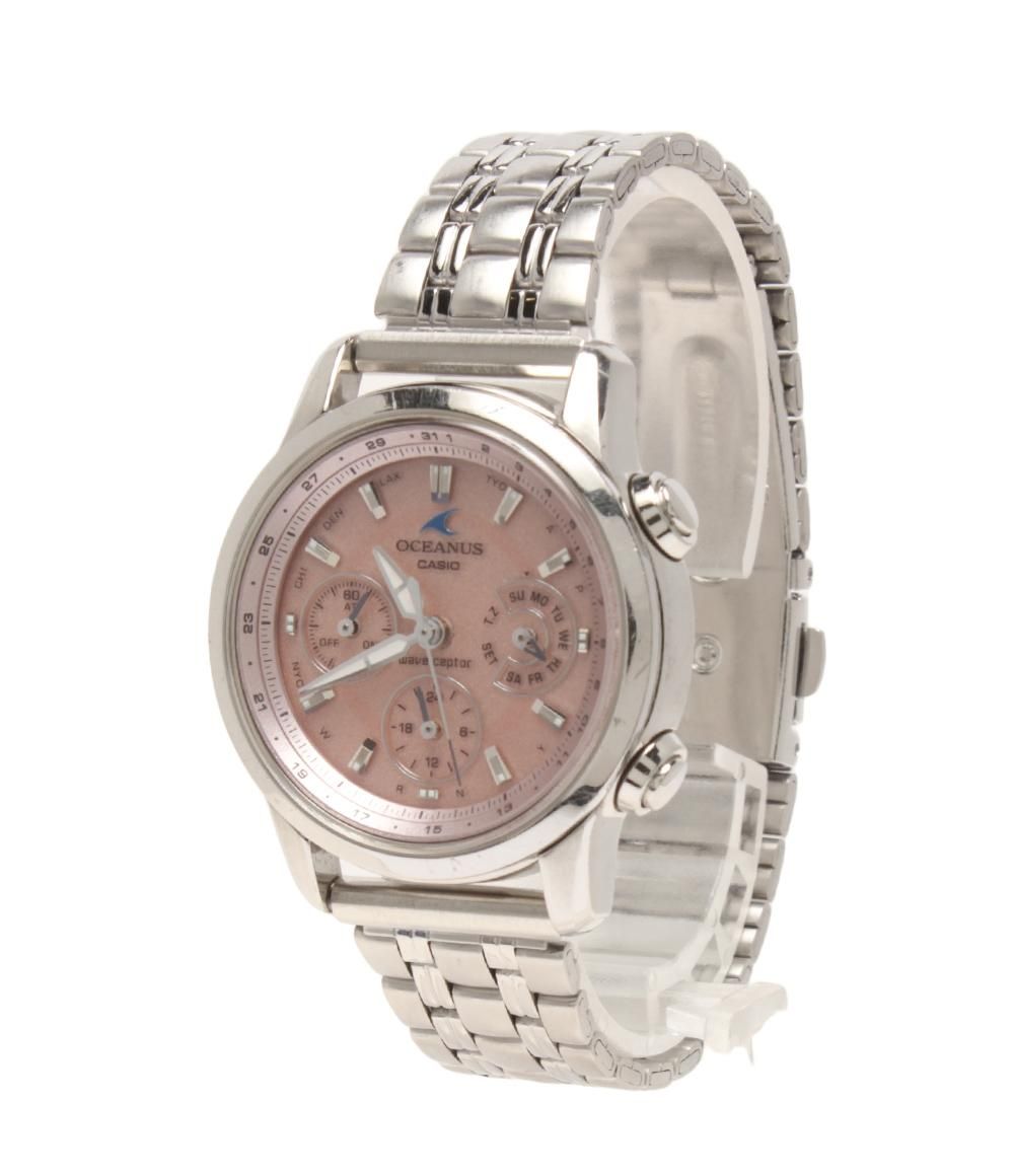 カシオ 腕時計 電波ソーラー オシアナス OCW-30 ピンク レディース