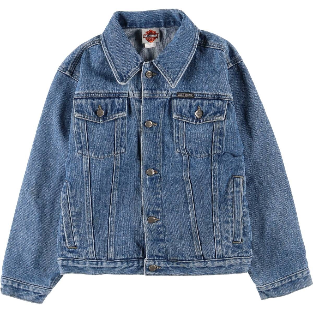 古着 ハーレーダビッドソン Harley-Davidson バックロゴ デニム 