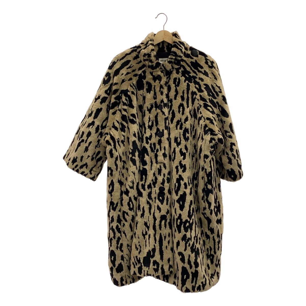 BALENCIAGA | バレンシアガ | レオパード柄 エコファー コート | 34 | ベージュ | レディース