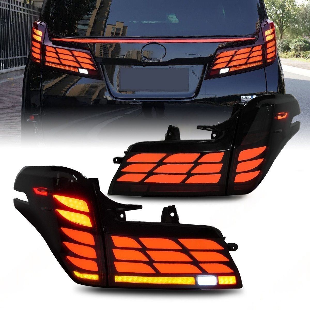 トヨタ ヴェルファイア アルファード AH30 Alphard 2015～ 式用 テールランプアセンブリ HCMOTIONZ