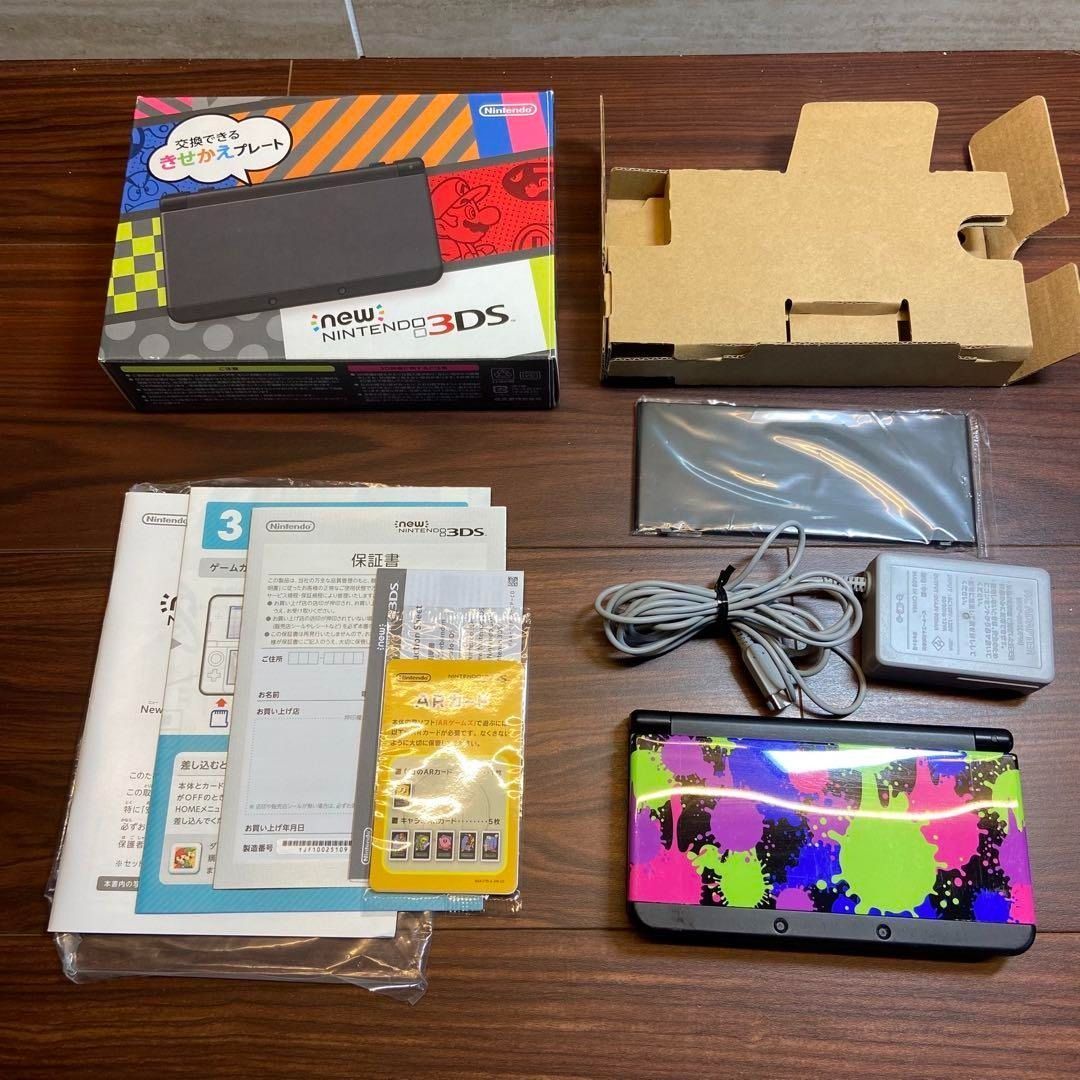 ニンテンドー New 3DS 本体 ブラック スプラトゥーン 4117