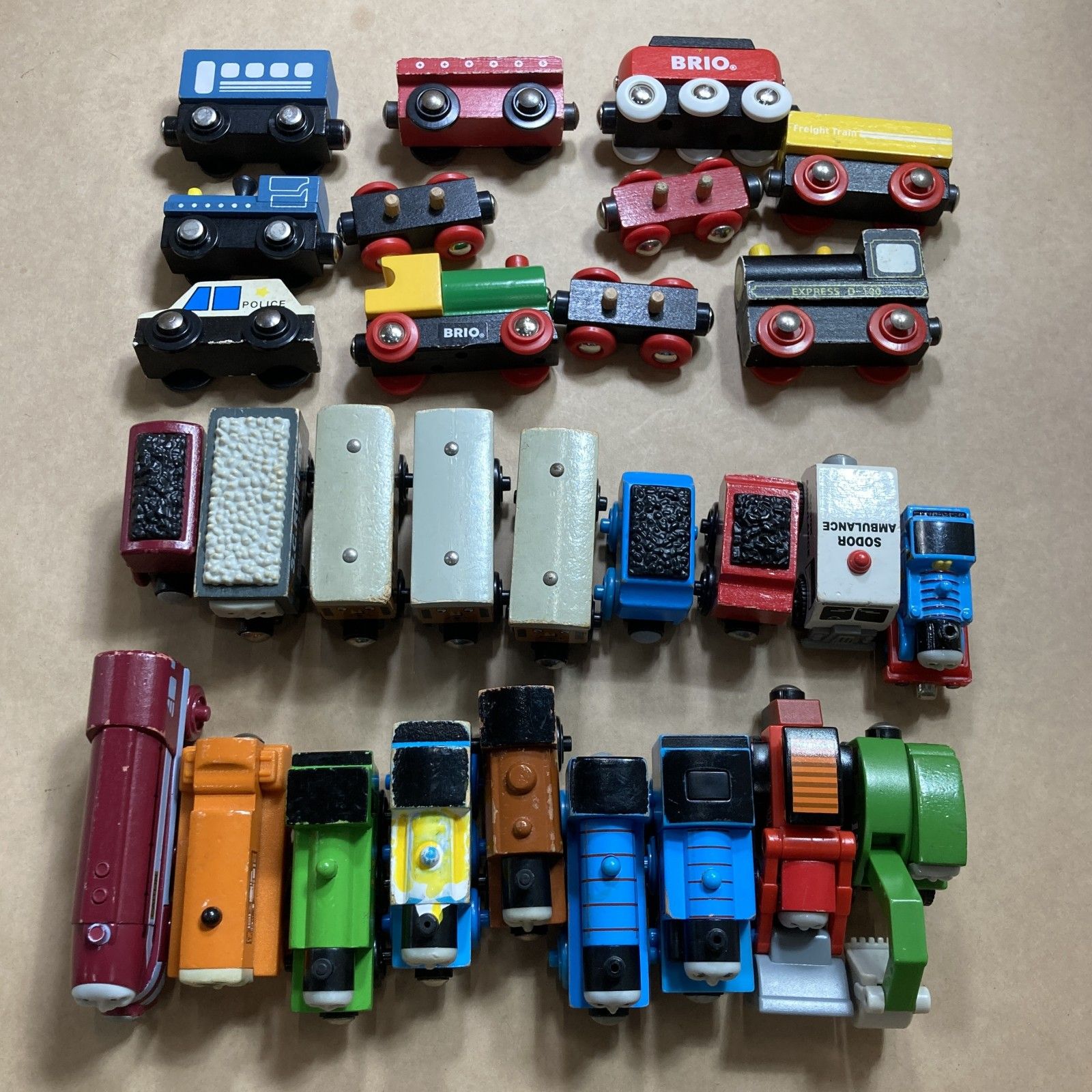 ☆ 木製レール まとめ商品 きかんしゃトーマス、BRIO含む 大量 約9 