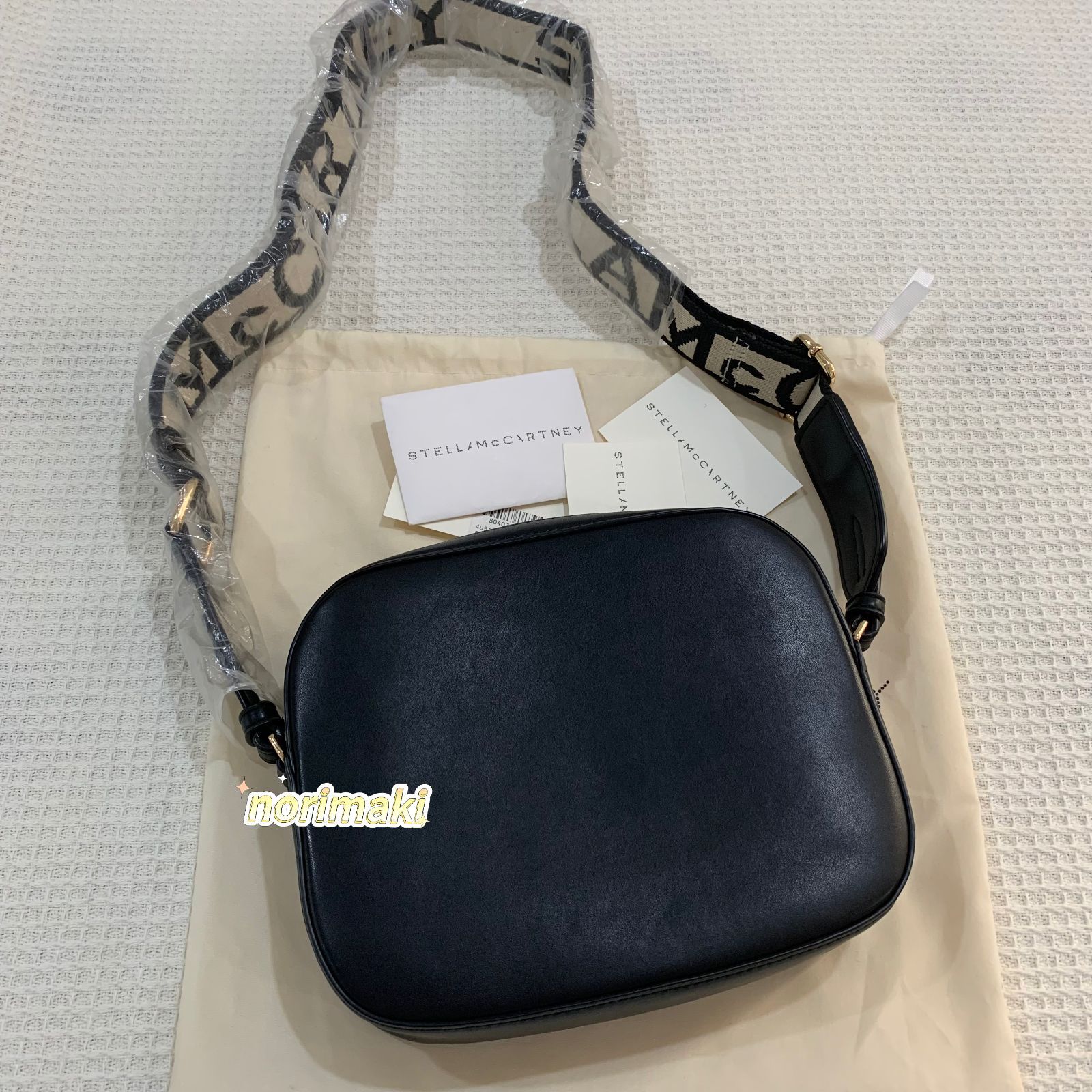 新品 Stella McCartney カメラショルダーバッグ ブラック - メルカリ 