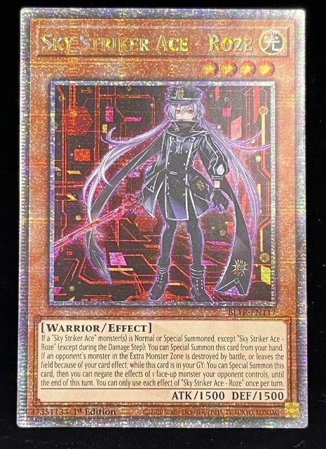 遊戯王 英語版 北米版 閃刀姫-ロゼ(絵違い) 25thシークレットレア 1st 