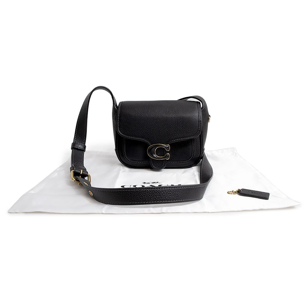COACH 斜め掛け レザー ブラック 黒 アンティークゴールド金具 COACH 斜め掛け レザー ブラック 黒 アンティークゴールド金具