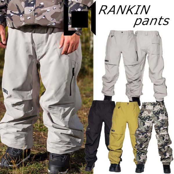 24-25 L1 PREMIUM GOODS/エルワン RANKIN pants メンズ レディース 防水パンツ スノーボードウェア スノーウェアー