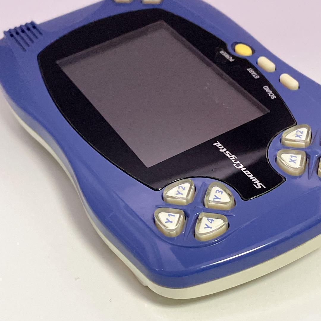 ワンダースワンクリスタル 動作 済 レトロ 携帯ゲーム機 UP786_INFO