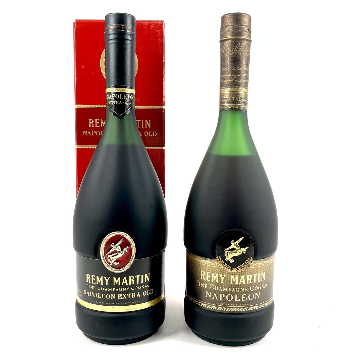 レミーマルタン - 2本 レミーマルタン ナポレオン エクストラオールド ファインシャンパーニュ 2本 レミーマルタン REMY MARTIN ナポレオン エクストラオールド