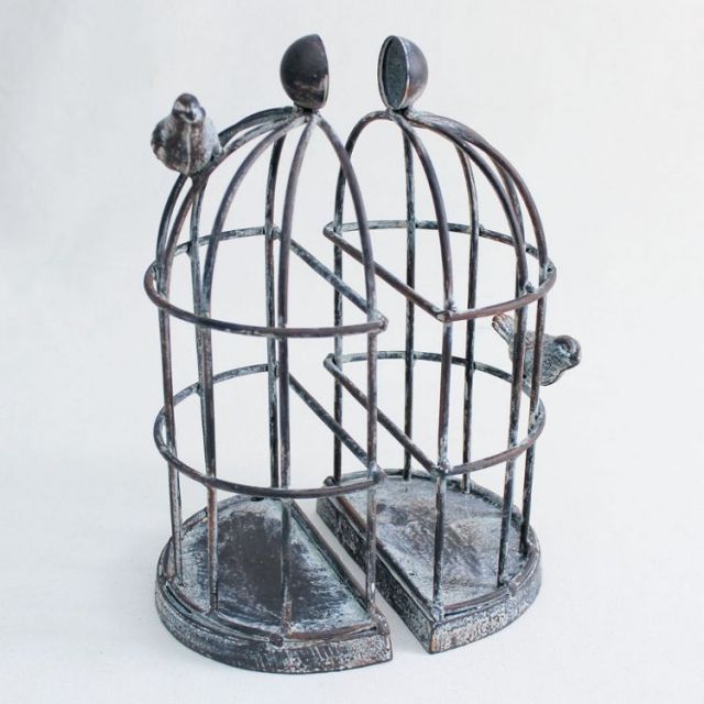 SPICE スパイス SPICE OF LIFE JARDIN FER ブックエンド Birdcage CNGY4260 | かわいらしい 日用 雑貨
