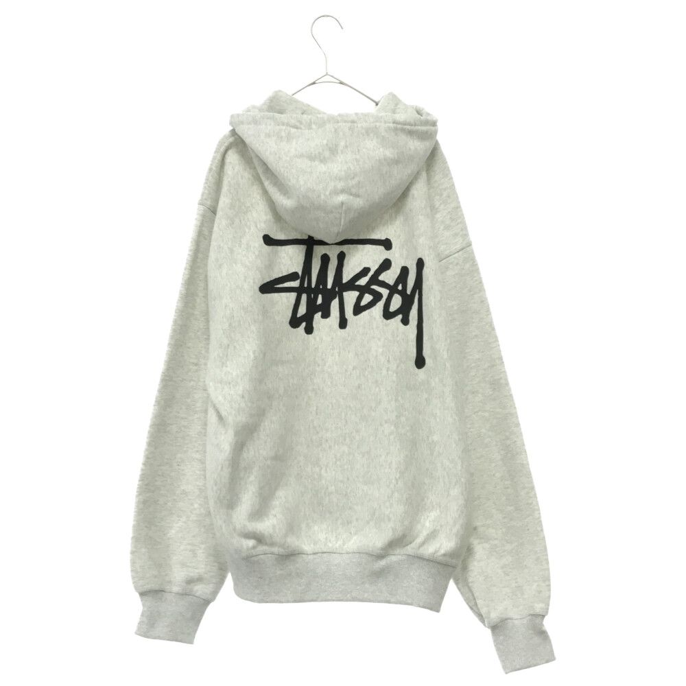 STUSSY (ステューシー) Basic Stussy Hood ロゴプリントプルオーバー