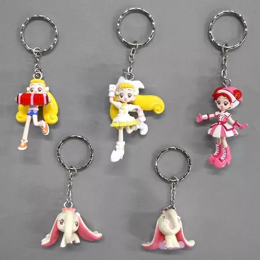 安い，品質保証 【中古】キーホルダー・マスコット(キャラクター) 全5種セット フィギュアキーホルダー～かわいいパオちゃん登場!編～ 「おジャ魔女どれみ ドッカ～ン!」 キーホルダー・アクリルキーホルダー