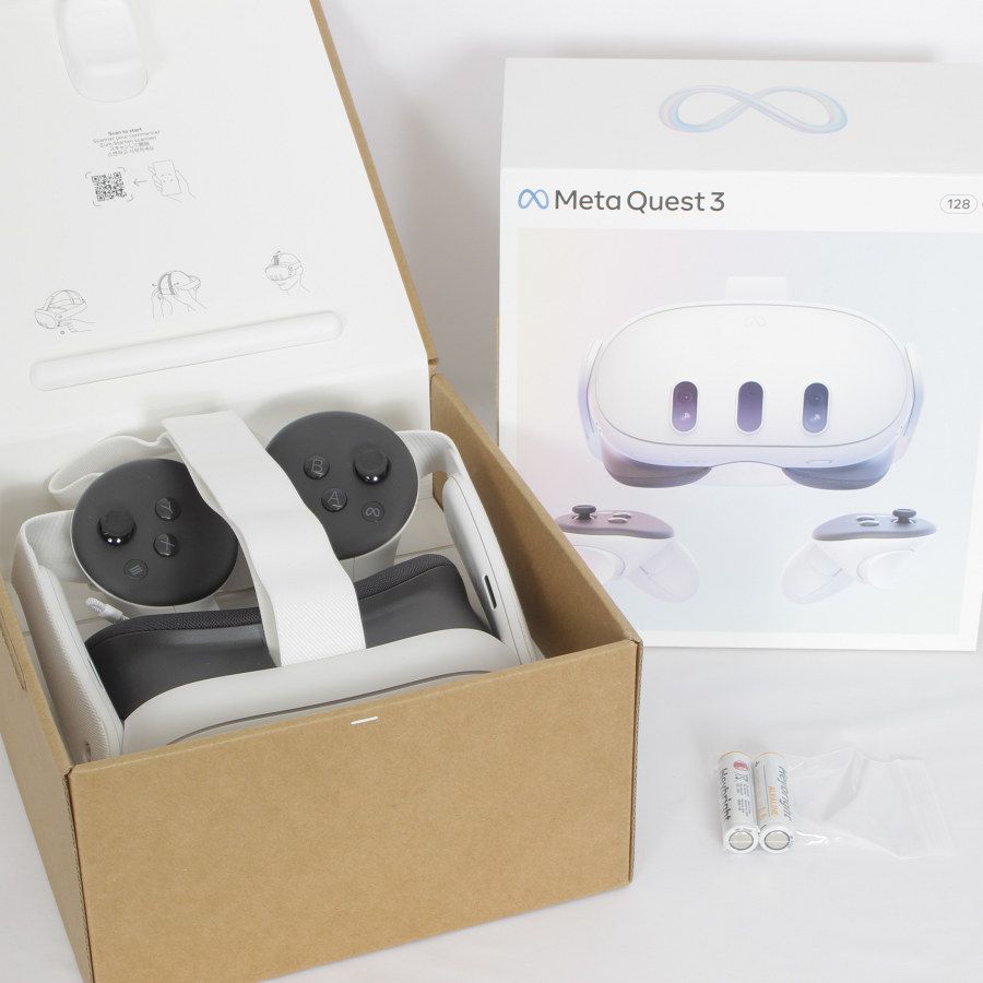 美品】Meta Quest 3 128GB VR ヘッドマウントディスプレイ