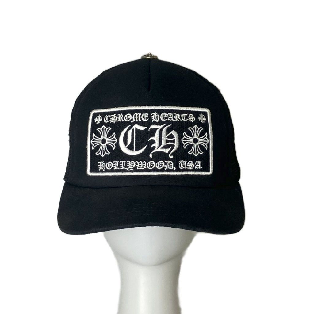 クロムハーツ CHROME HEARTS Tracker Cap トラッカーキャップ 帽子 メッシュ ONEsize 黒 ブラック 2238-304-3327 AA メンズ