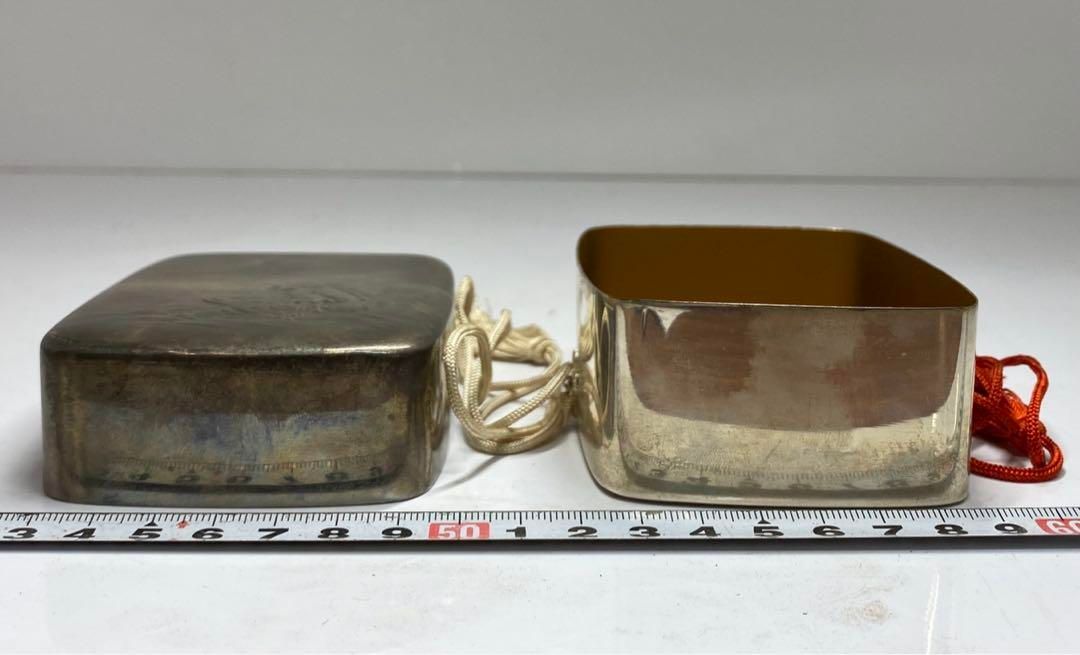 銀製人物画 ボンボニエール