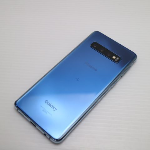 新品同様 SC-03L Galaxy S10 プリズムブルー スマホ 本体 白ロム