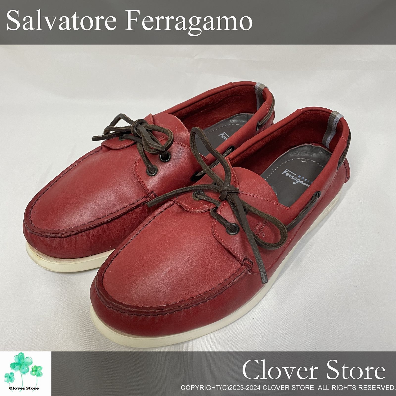 Bランク】 Salvatore Ferragamo サルバトーレ フェラガモ 25.5cm 7.5