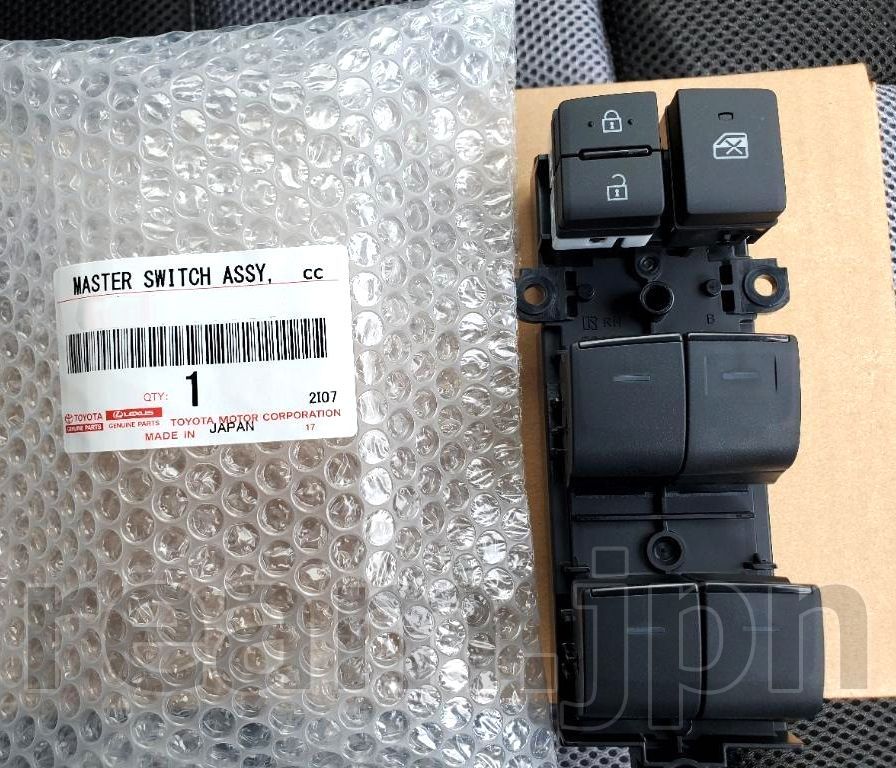 トヨタ純正 RAV4 50系 パワーウインドウスイッチ マスタースイッチ LED ブルー 流用 ヤリス カローラクロス 光る 青 ラブ4 ラヴ4 JDM