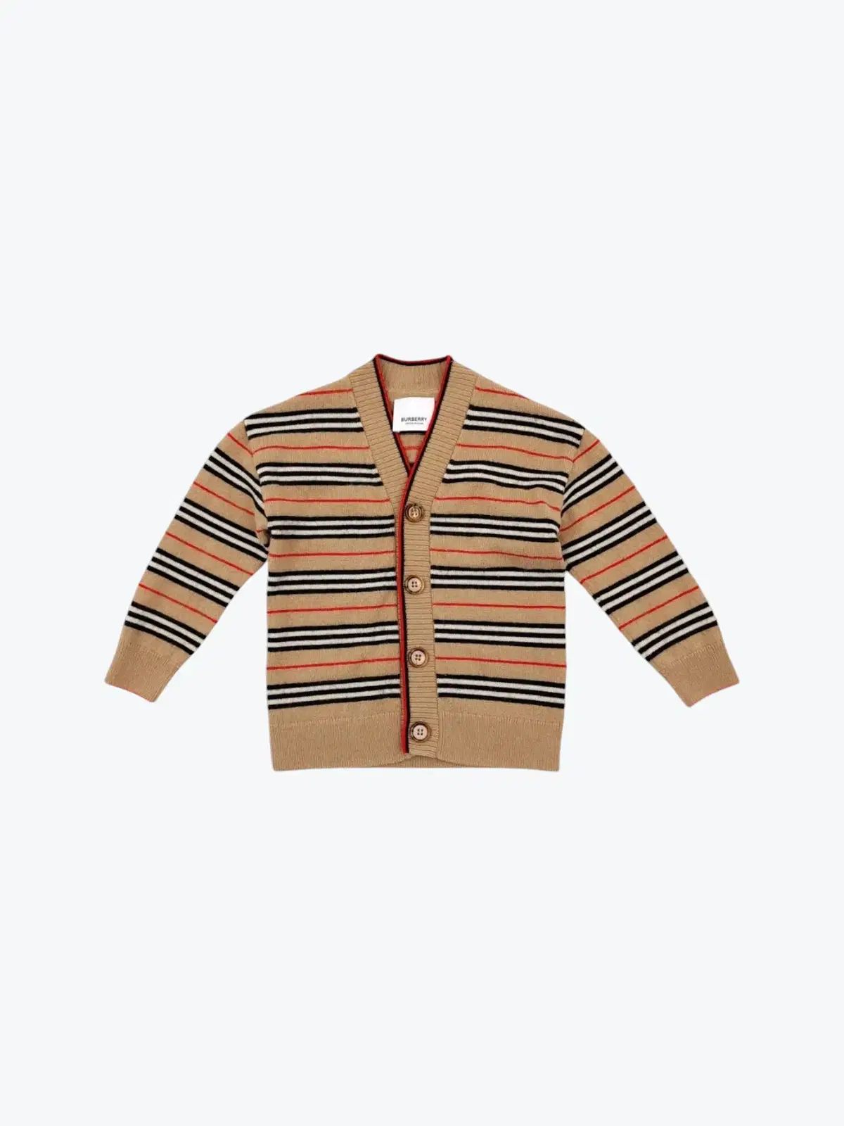 BURBERRY(バーバリー ) カーディガン 2y ( 353 ) チェック ウール  