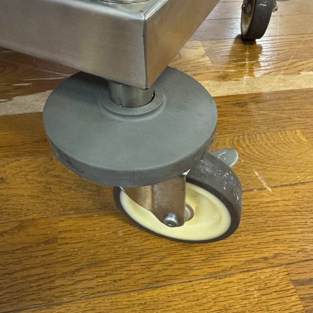 ステンレスキッチンワゴン キャスター付き