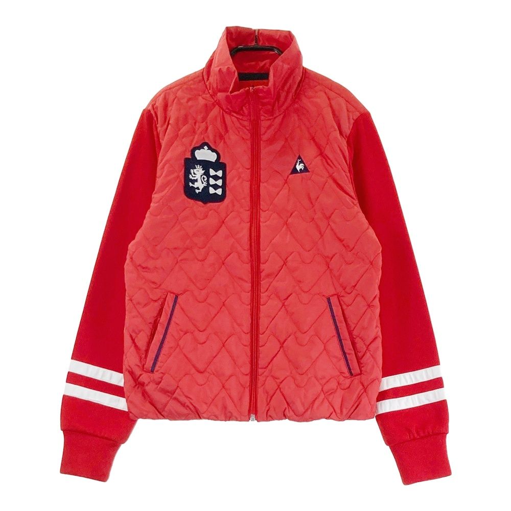 サイズ：M LE COQ GOLF ルコックゴルフ 異素材切替 長袖 中綿