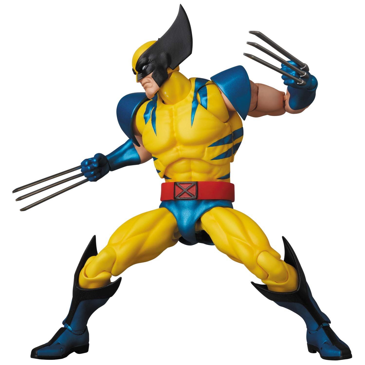 MAFEX マフェックス No.096 ウルヴァリン コミックバージョン 全高約145mm 塗装済み アクションフィギュア 