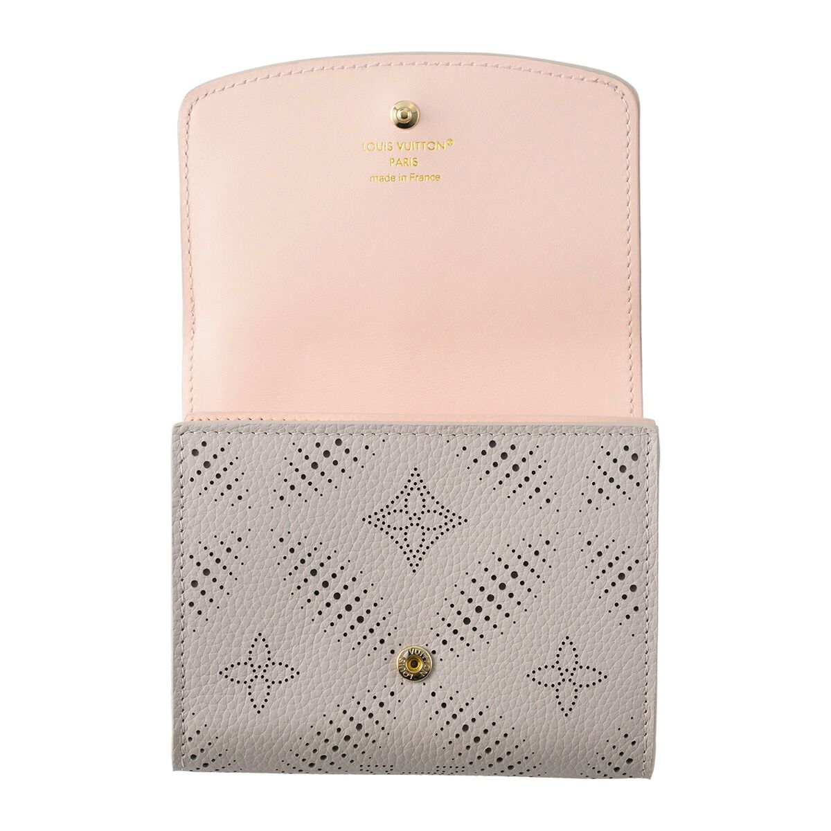 新品 ルイヴィトン Louis Vuitton 2つ折り財布 ポルトフォイユ・イリス コンパクト ブルームグレー/ピンク 新品 ルイヴィトン Louis Vuitton 2つ折り財布 ポルトフォイユ・イリス