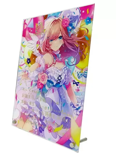 鈴原るる 誕生日記念グッズ2021 複製サイン入りアクリルパネル 中古