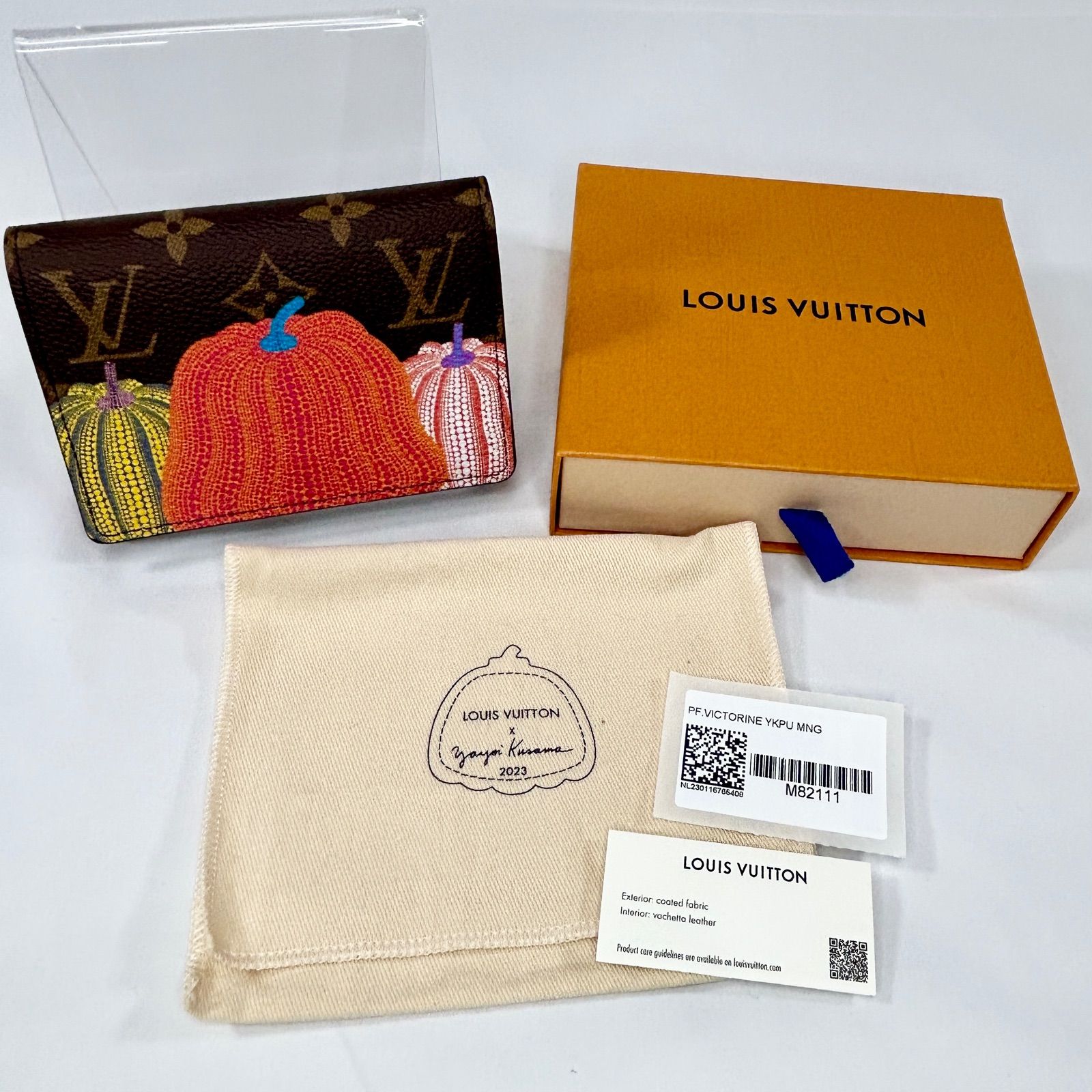 新品】LOUIS VUITTON 草間彌生 ポルトフォイユ・ヴィクトリーヌM82111 