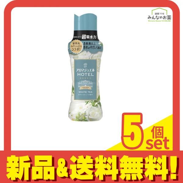 レノア アロマジュエル HOTEL ホワイトティーの香り 420mL (本体) 5個セット まとめ売り