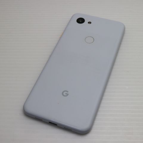 超美品　Google Pixel 3a ホワイト 本体　中古品　コード付 超美品 Google Pixel 3a クリアリーホワイト スマホ 本体 白ロム