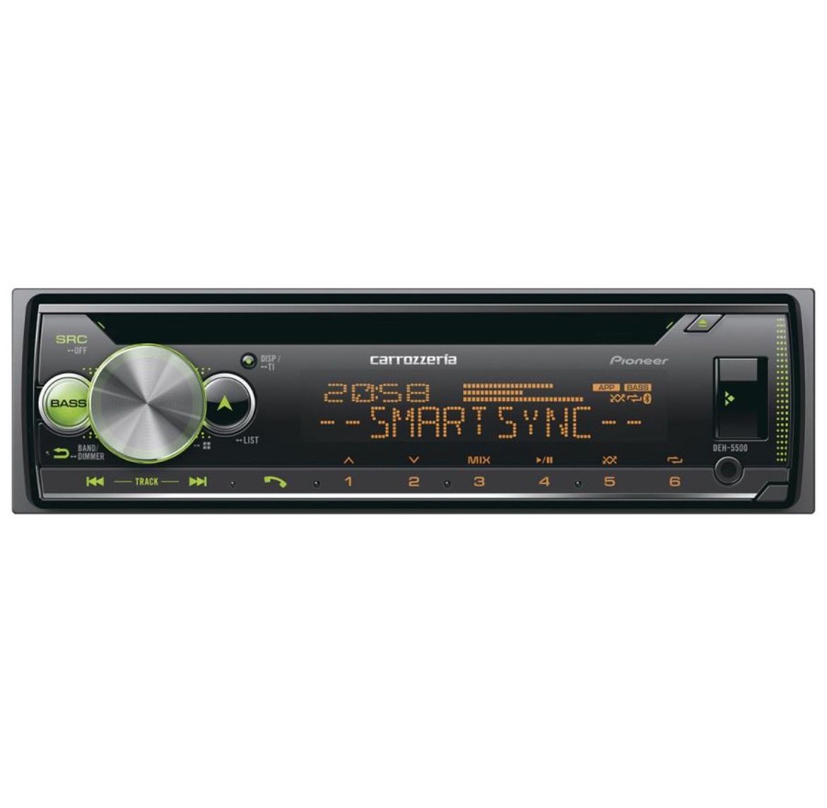 carrozzeria DEH-5500 CD Bluetooth USB チューナー DSPメインユニット