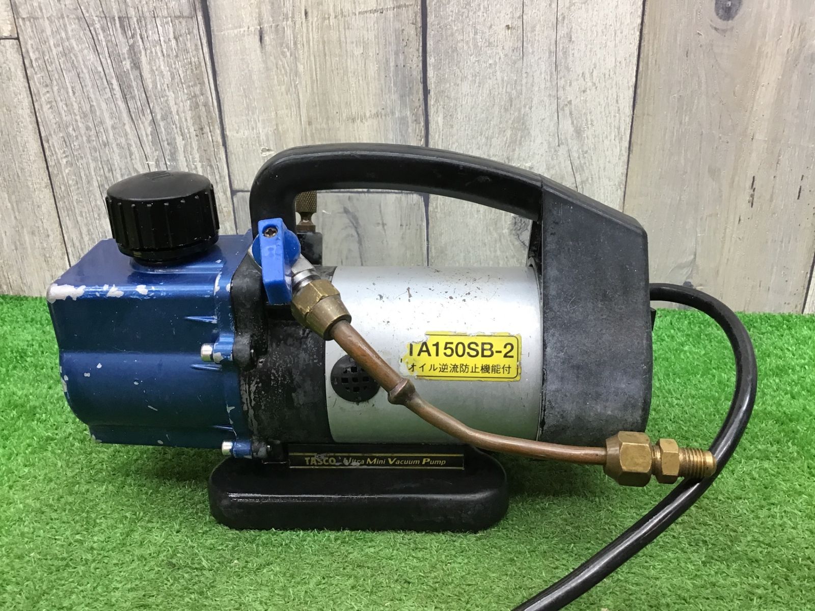 Bランク タスコTASCO♪オイル逆流防止弁付ウルトラミニツーステージ真空ポンプ♪TA150SB-2♪アクトツール富山店♪窓