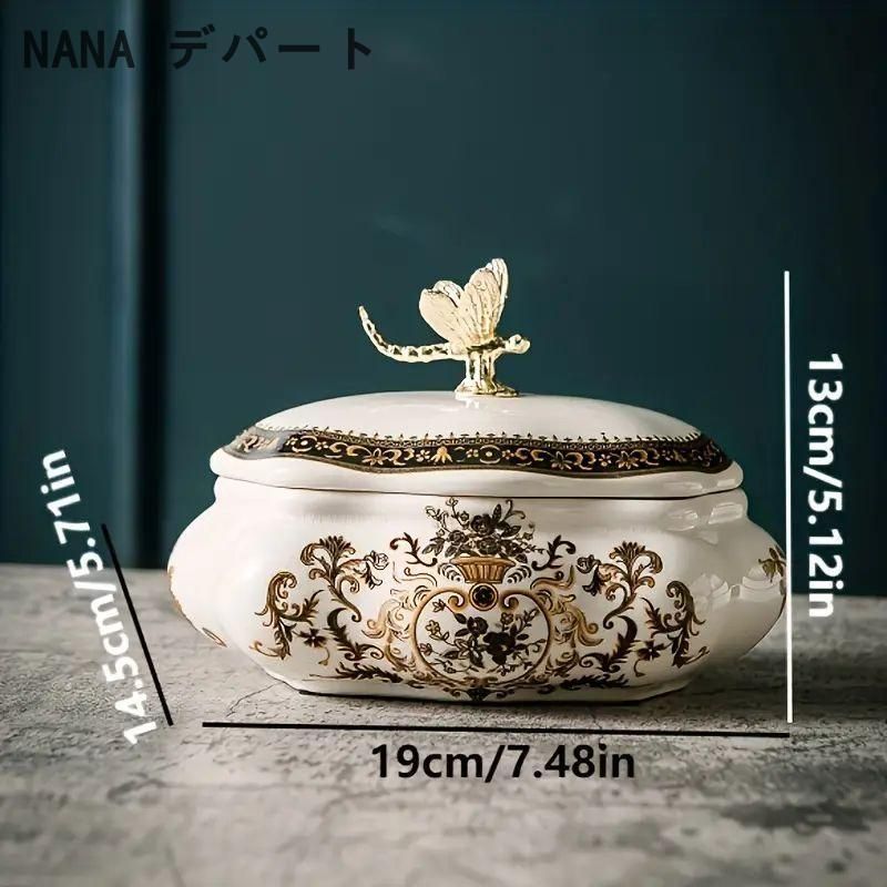 新品・未使用】ジュエリーボックス 小物入れ アンティーク 雑貨