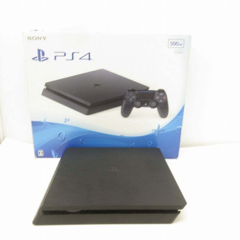 通電確認済 PS4 プレイステーション4 500GB CUH-2000A ゲーム機 ジェットブラック - メルカリ