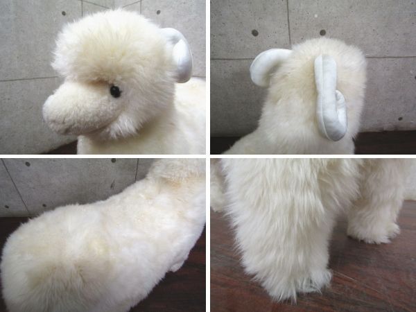 展示品 IDC大塚家具 sheep fur ふかふか 羊ぬいぐるみ - メルカリ