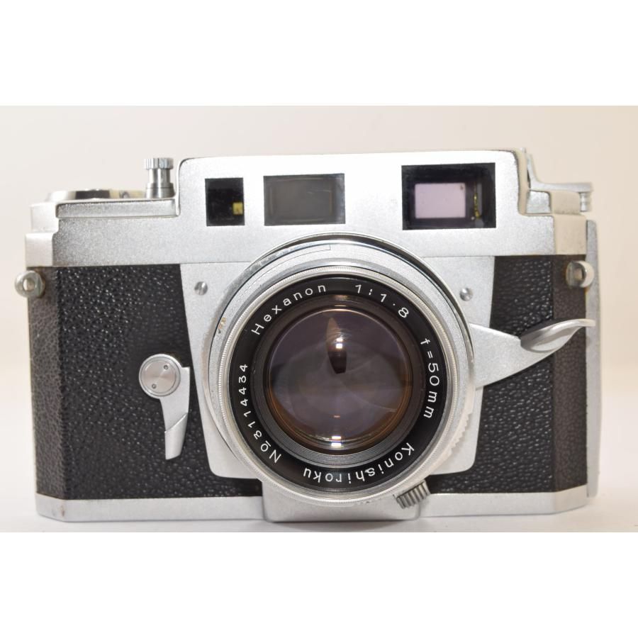 ジャンク品 Konica コニカ IIIA Hexanon 50mm F1.8 レンジファインダーカメラ J2506061