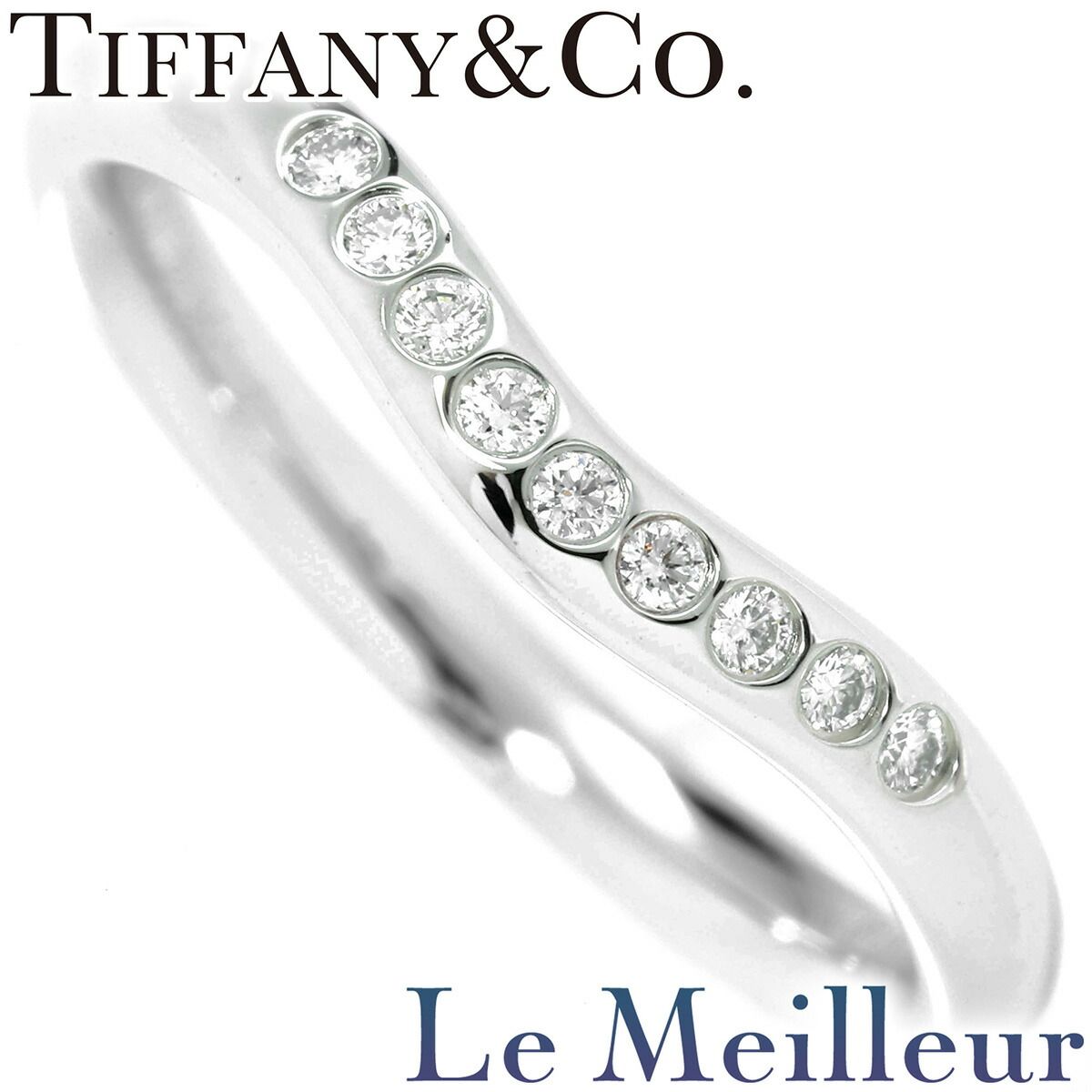 ティファニー エルサ・ペレッティ カーブド バンドリング 9P 指輪  