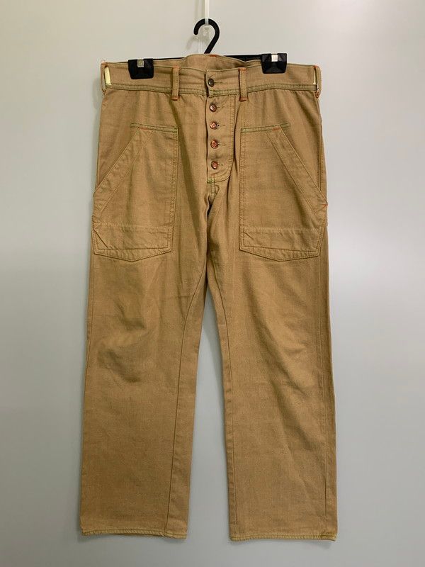 品 EVISU エヴィス OSAKA CINCH BACK PAINTER PANTS シンチバック ペインターパンツ ボトムス 156-251027-kk-27-min