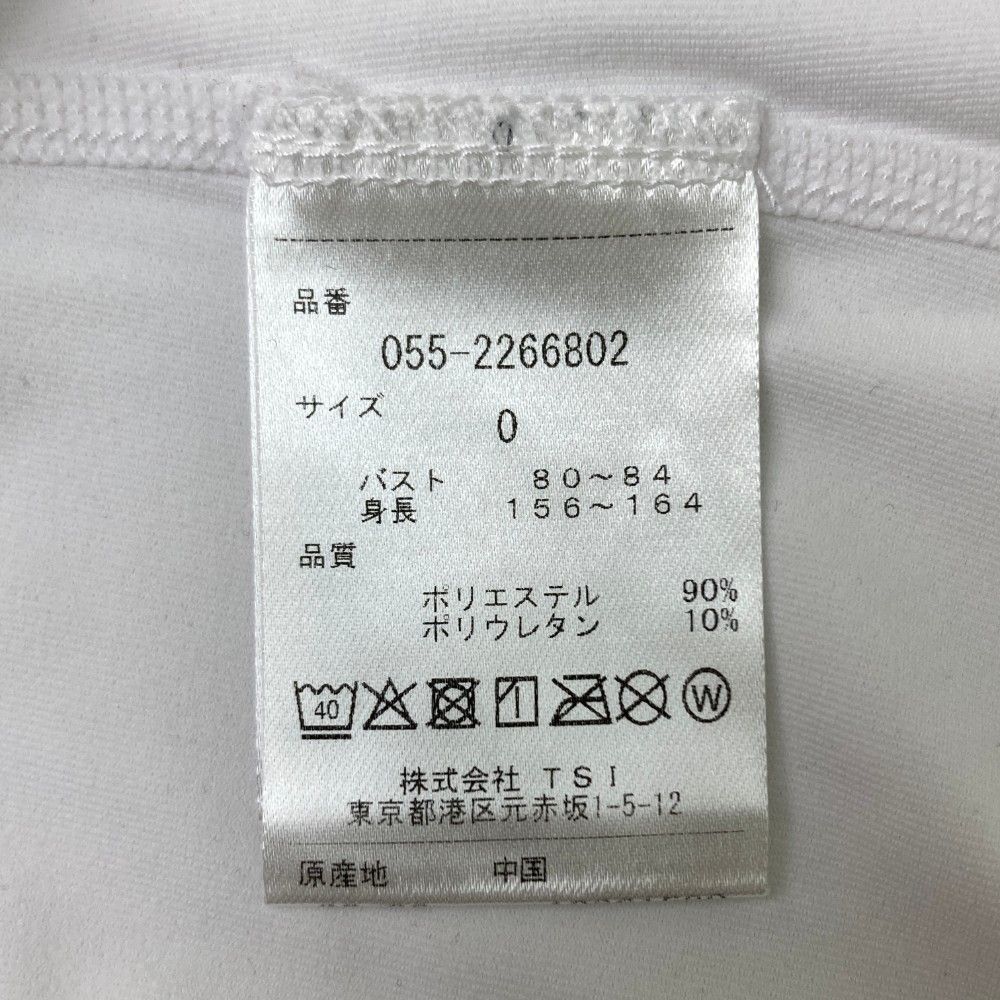 サイズ：0 PEARLY GATES パーリーゲイツ 長袖ハイネックTシャツ