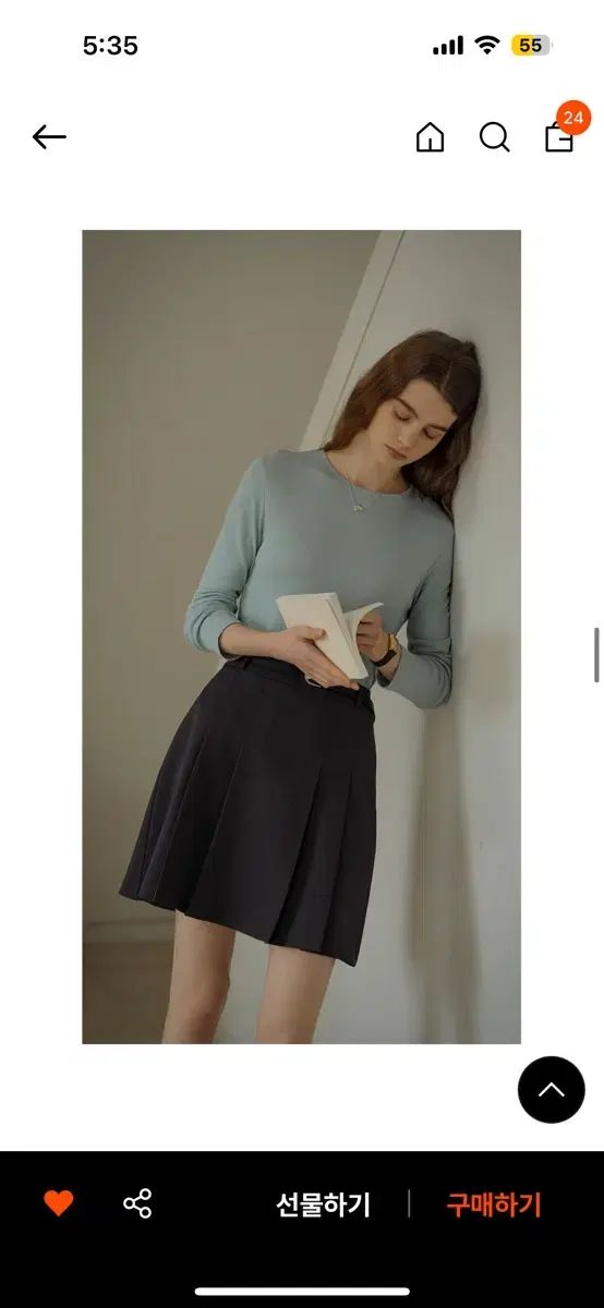 TILL I DIE ティルアイダイ ベルトセット プリーツ スカート グレー s