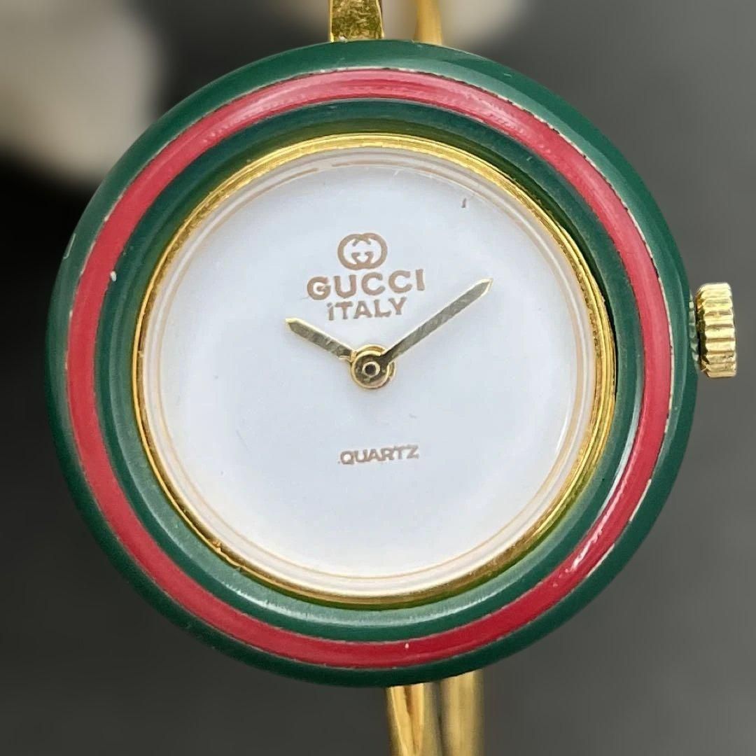 GUCCI チェンジベゼル 時計＆交換用ベゼル8個＆化粧箱 グッチ