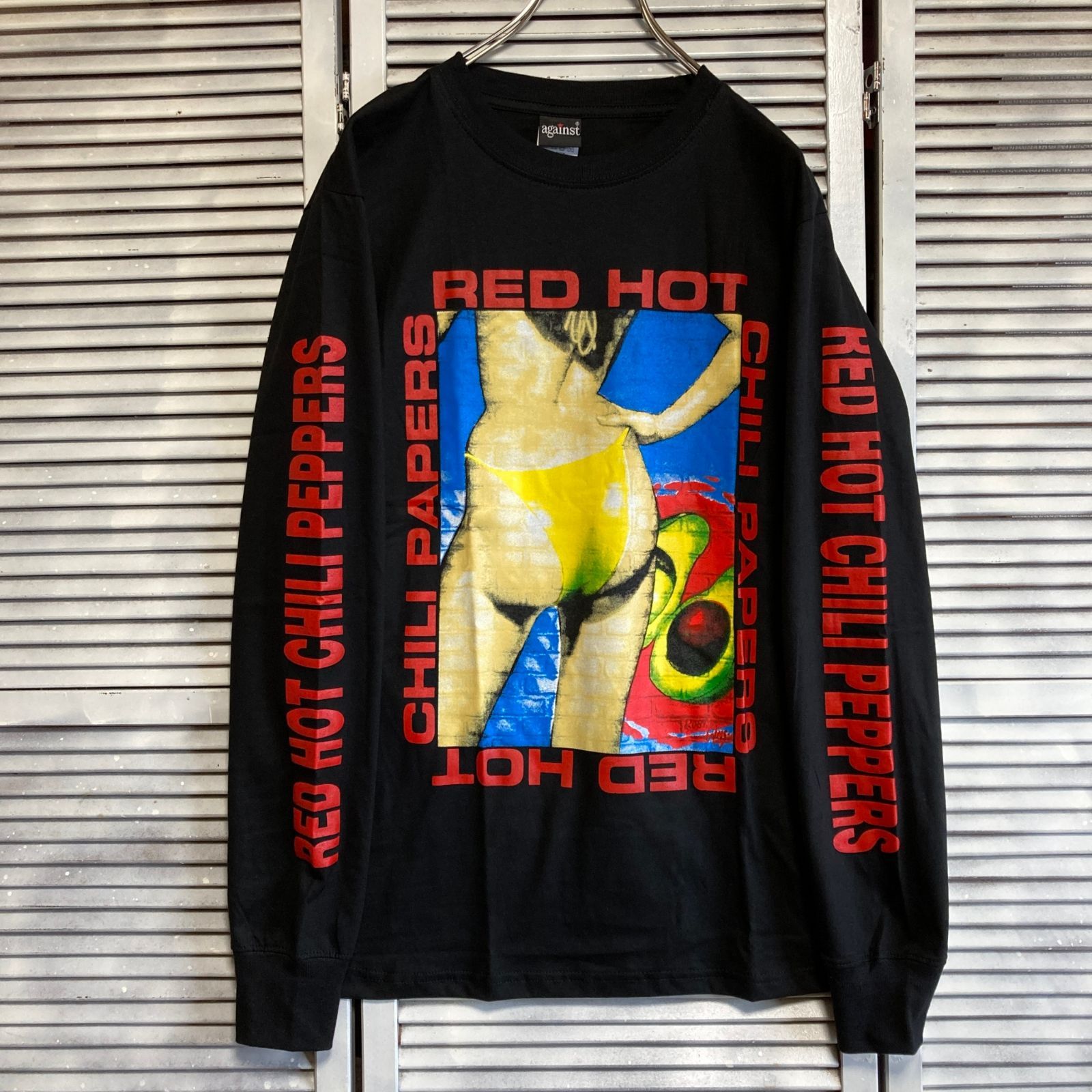 red hot chili peppers Tシャツ　黒　2006　レッチリ 2006 RED HOT CHILI PEPPERS バンドTシャツ | CUSTOM F