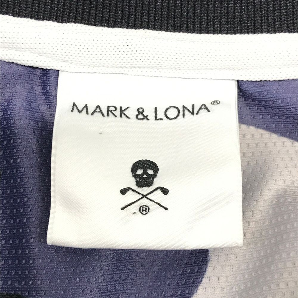 サイズ 48 MARK-LONA マークアンドロナ 半袖ポロシャツ カモフラ柄 パープル系 240101452807 ゴルフウェア メンズ ストスト LLC-HASEGAWATOSO_COM