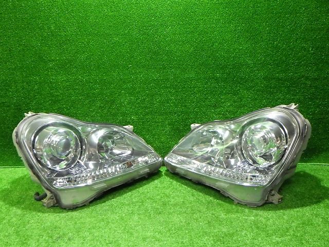 18 マジェスタ ヘッドライト左右 HID UZS187/186 30-316 T 前期