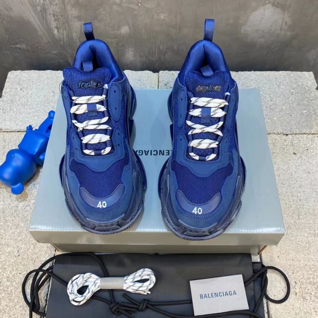 Balenciaga Triple-S CLEAR SOLE BLUE