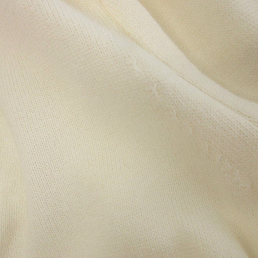 （美品）サカイ カットソー 綿100% 白 長袖シャツ ニット 切り替え サカイ カットソー コットン100% M ホワイト 長袖シャツ ニット