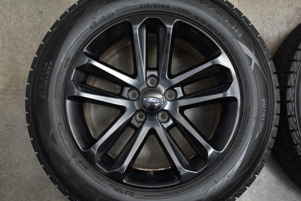 バリ溝 フォード エクスプローラー 純正 18in 8J 44 PCD114.3 ダンロップ ウィンターマックス SJ8 245|60R18 品番 BB531007CA 可 FFCRYSTALESIA_COM